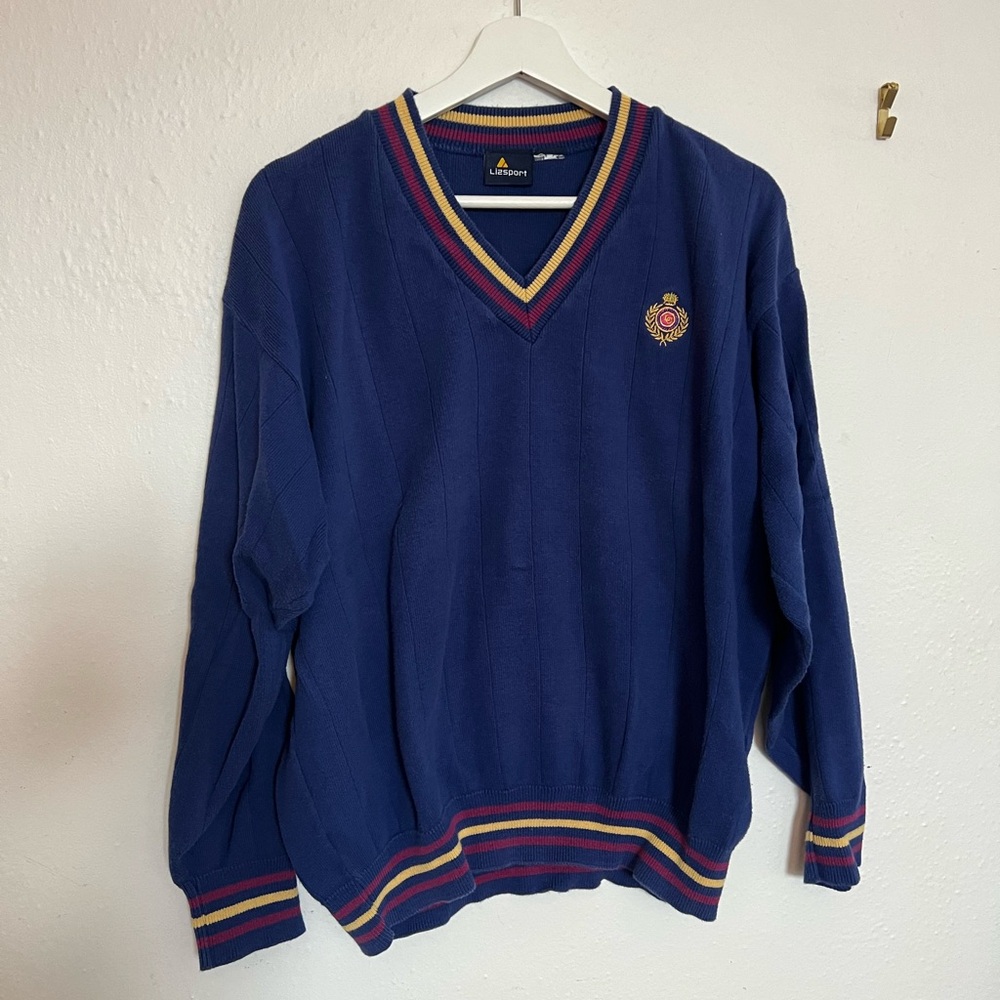 Vintage Liz Claiborne tennis sweater